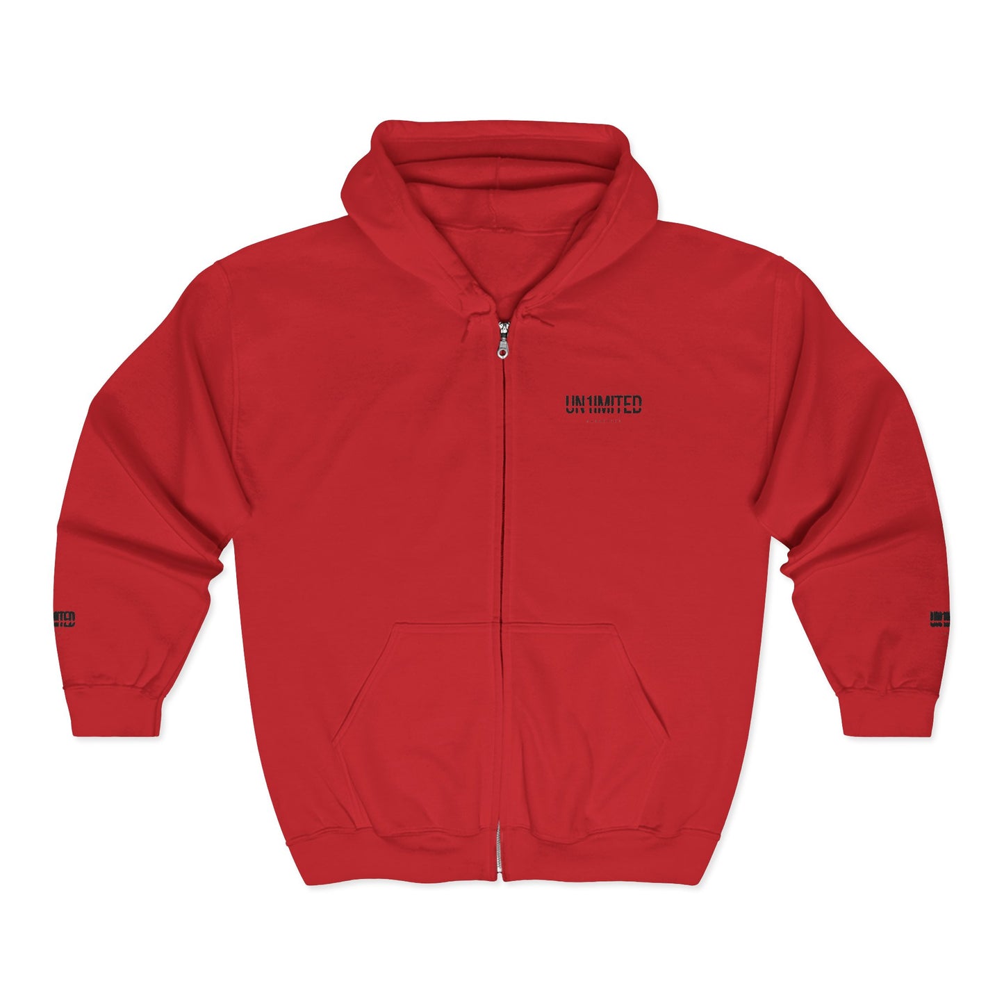 UN1IMITED Embroidered Athletic Zip-Up Fleece