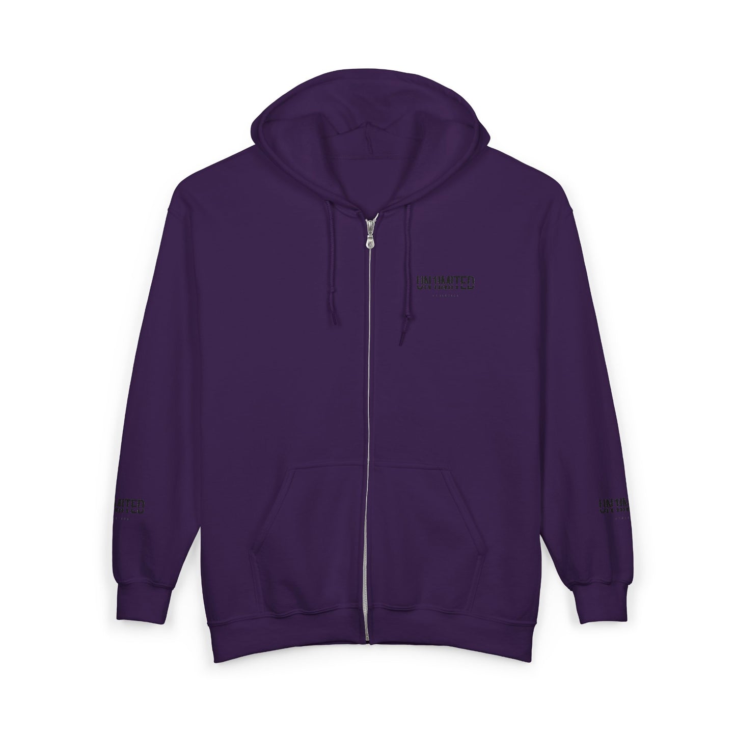 UN1IMITED Embroidered Athletic Zip-Up Fleece
