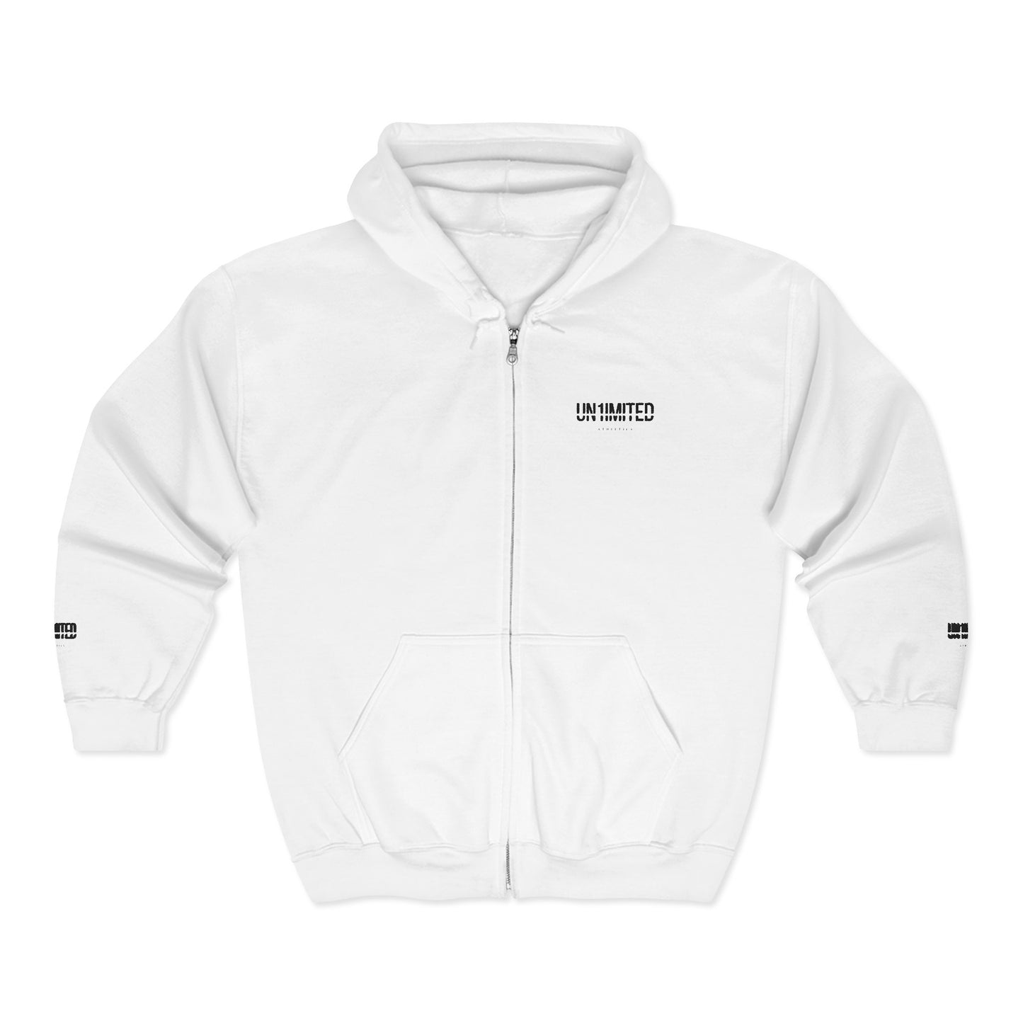 UN1IMITED Embroidered Athletic Zip-Up Fleece