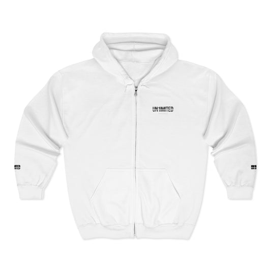 UN1IMITED Embroidered Athletic Zip-Up Fleece