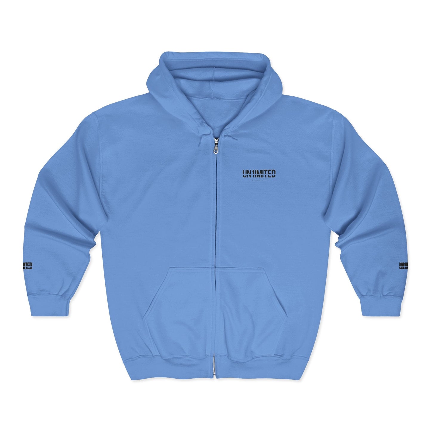 UN1IMITED Embroidered Athletic Zip-Up Fleece