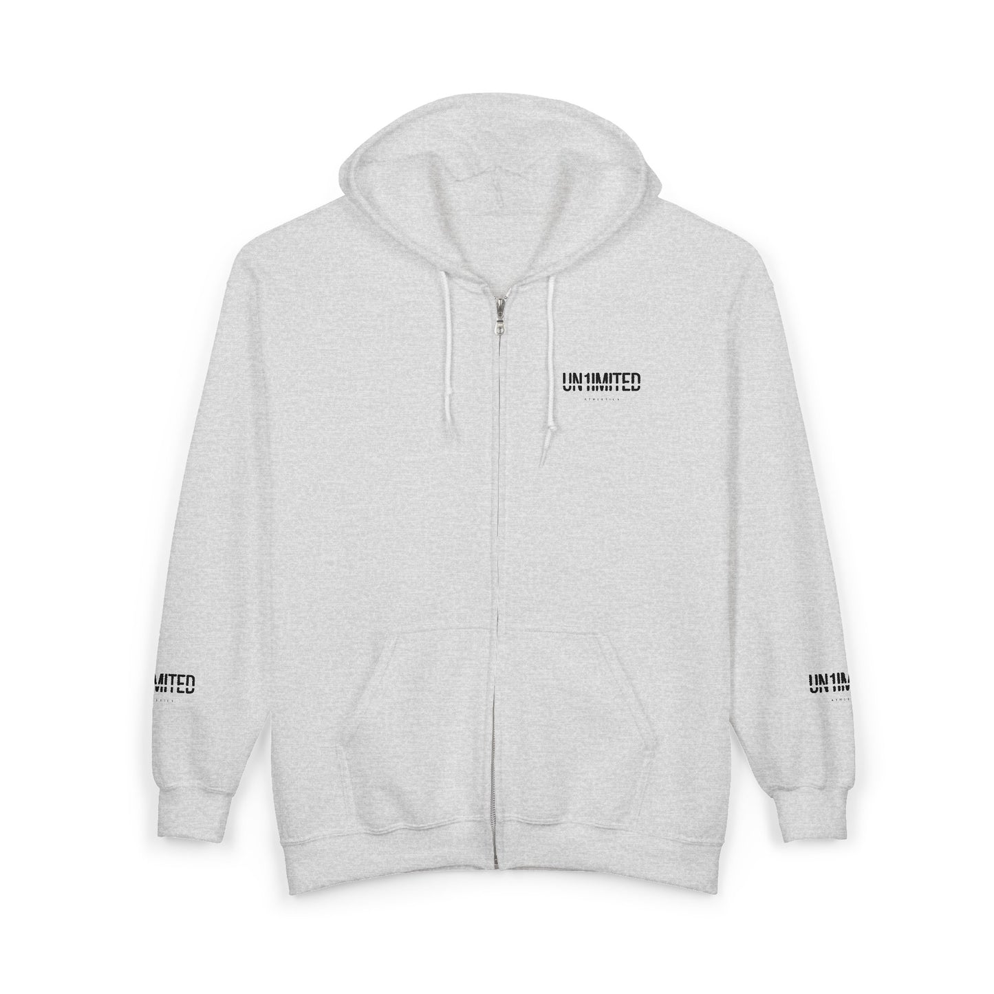 UN1IMITED Embroidered Athletic Zip-Up Fleece