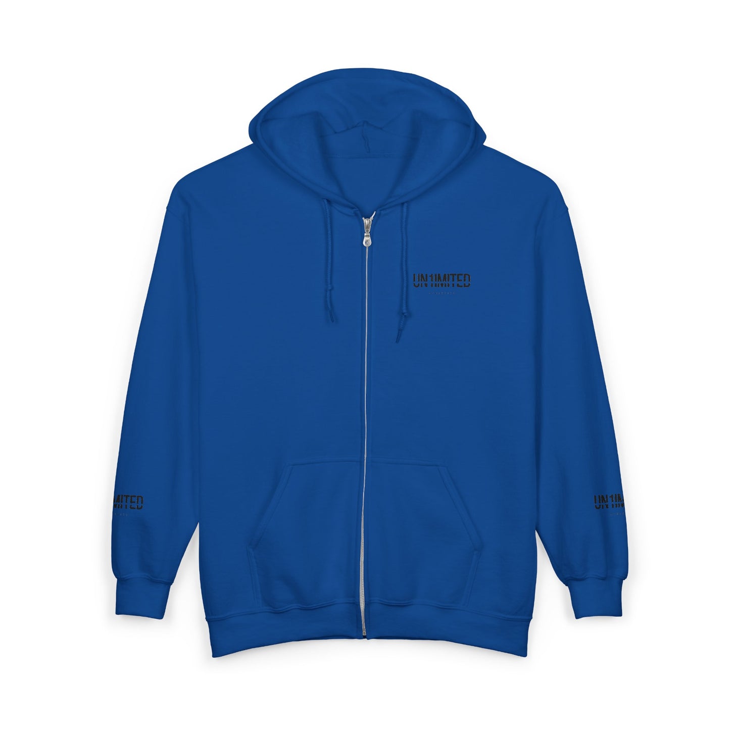 UN1IMITED Embroidered Athletic Zip-Up Fleece