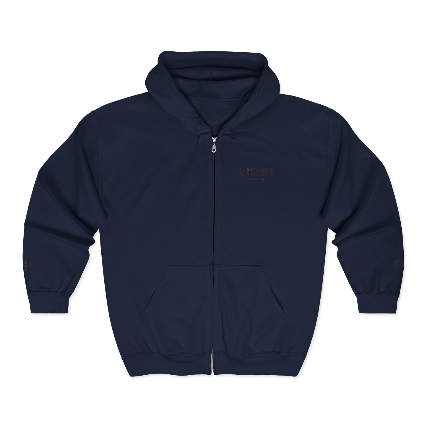 UN1IMITED Embroidered Athletic Zip-Up Fleece