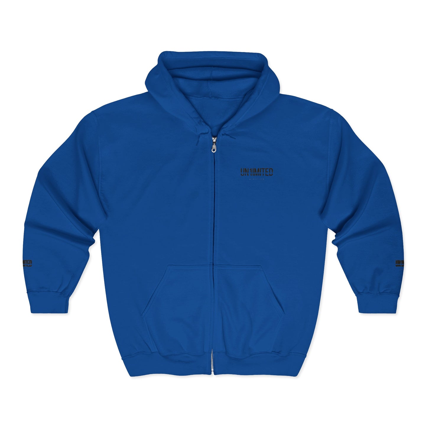 UN1IMITED Embroidered Athletic Zip-Up Fleece