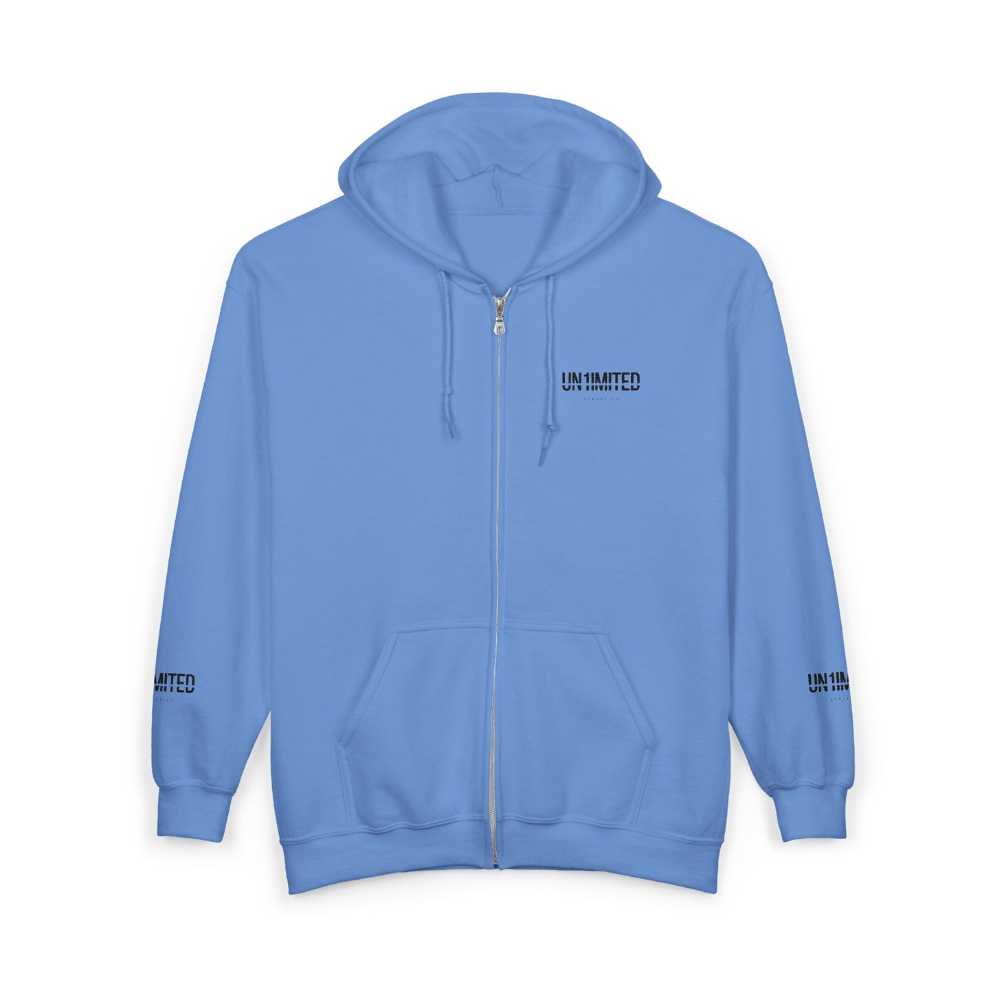 UN1IMITED Embroidered Athletic Zip-Up Fleece