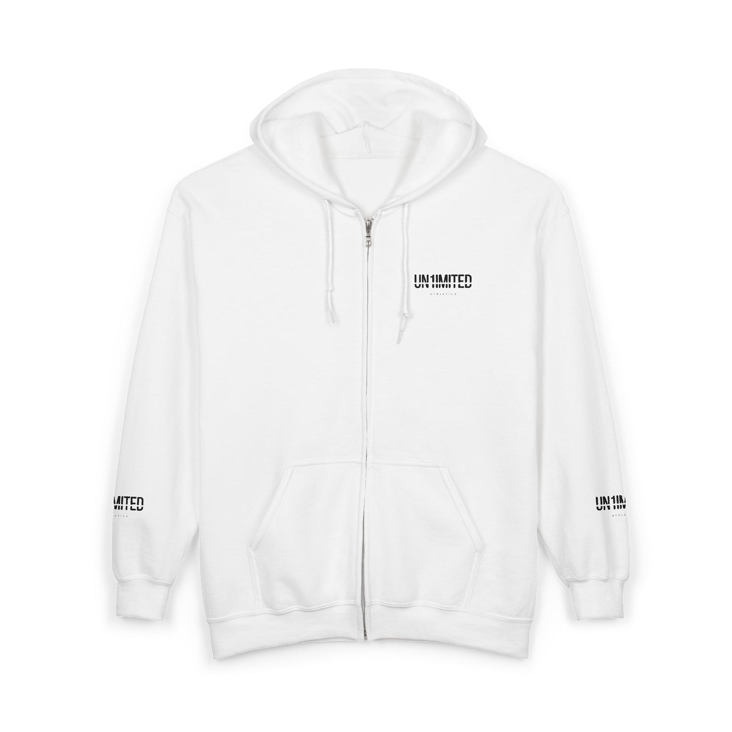 UN1IMITED Embroidered Athletic Zip-Up Fleece